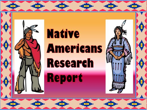 Native American Research Report