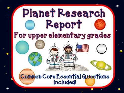 Planet Research Report