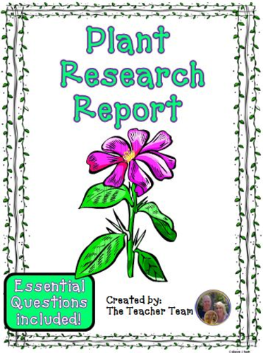 plant research report template