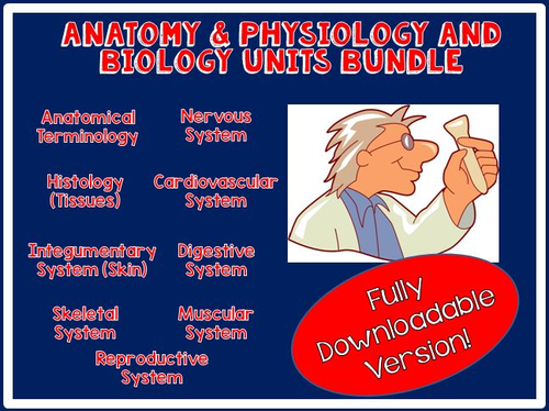 Anatomy Physiology Biology Units Full Year Bundled Package