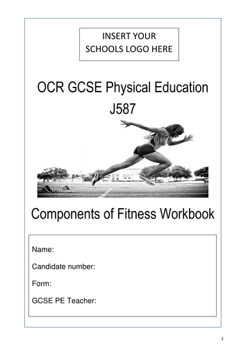 New Spec (2016) OCR GCSE PE Components of Fitness Workbook