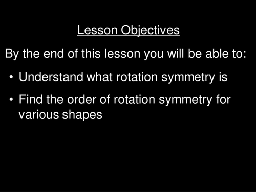 Identifying Rotation Symmetry