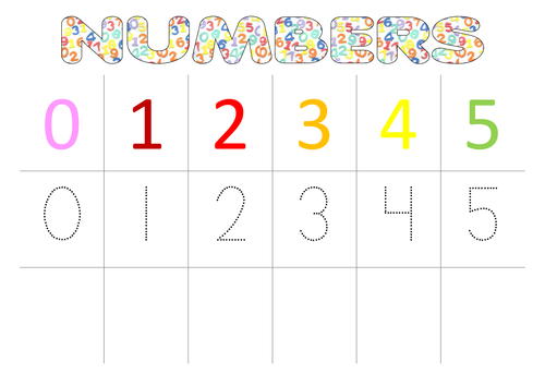 Writing Numbers | Teaching Resources