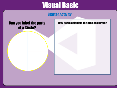 KS3 - Computer Science - Visual Basic