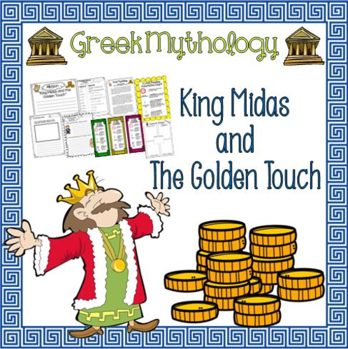 Greek Mythology King Midas Close Reading Packet