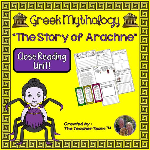 Greek Mythology The Story of Arachne Packet