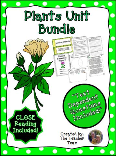 Plants Close Reading Unit Bundle