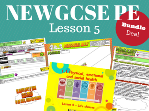 NEW Edexcel GCSE PE Unit 2 - Topic 1 - Lesson 5 BUNDLE PACK