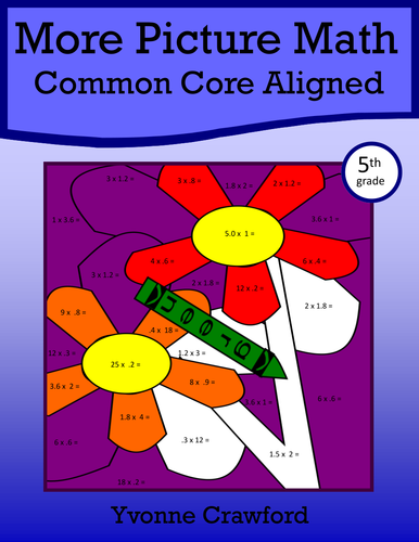 Color by Number #2 (fifth grade) Color by Multiplication and Rounding