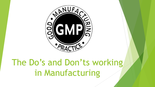 Good Manufacturing Practice