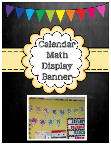 Calendar Math Display Banner