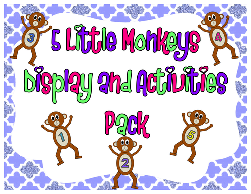 5 Little Monkeys Display and Activity Pack