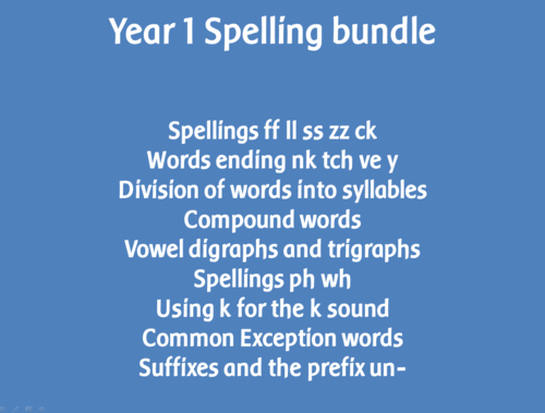 spag-year-1-spelling-pack-words-ending-ve-by-highwaystar-teaching