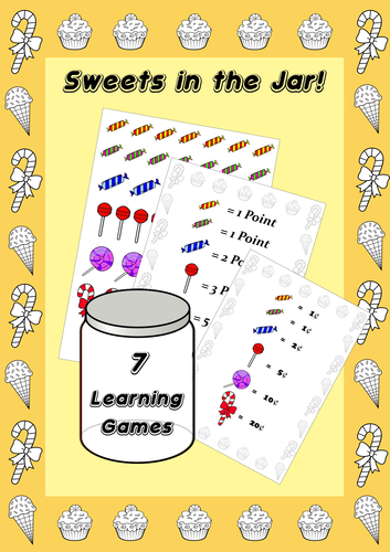 Sweets in the Jar Maths Games | Teaching Resources