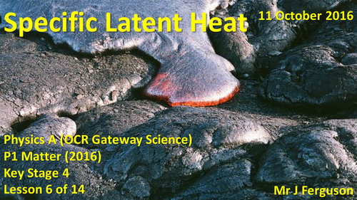 P1 L06 Specific Latent Heat