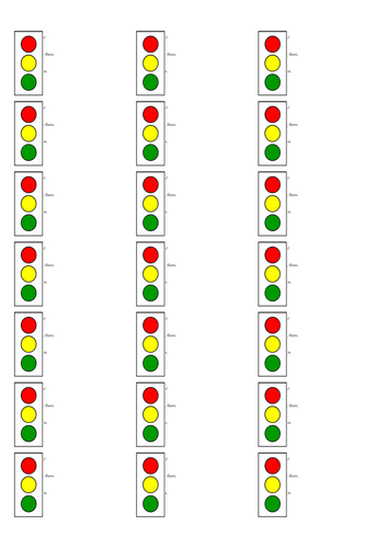 Traffic Light Assessment Labels