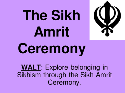 The Amrit Ceremony