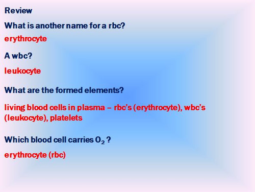 Blood Notes - Blood Types and Blood Disorders Powerpoint Presentation