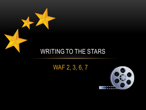 KS3 Writing SoW - Writing to the Stars