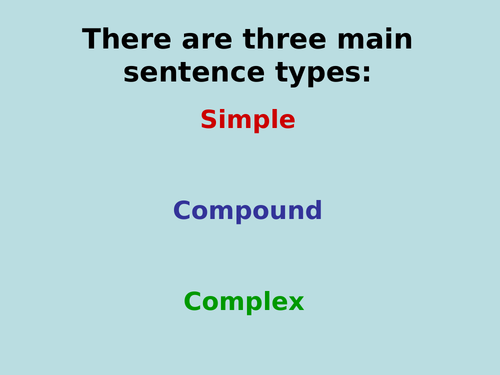 Sentence structure PowerPoint KS 2