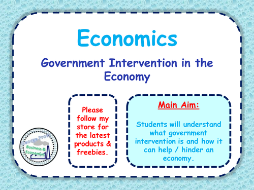 Government Intervention in the Economy - Ways to Correct Market Failure - A-Level Economics