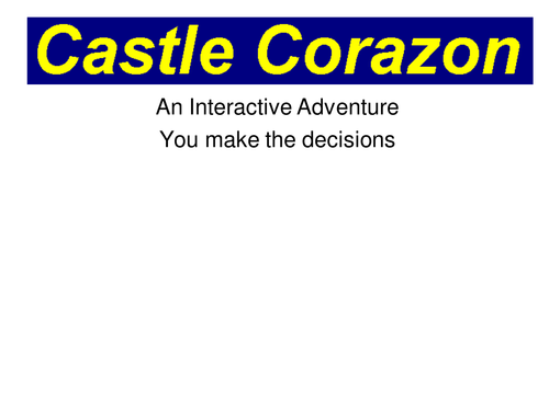 Great Interactive Narrative Quest Game