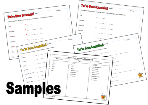 You've Been Scrambled! (Textiles)