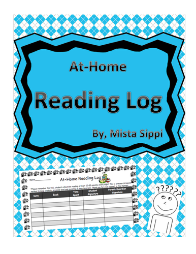 At Home Reading Log Template