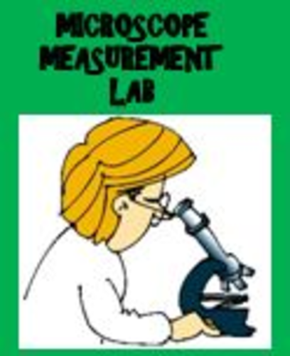 Biology Microscope Measurement Lab