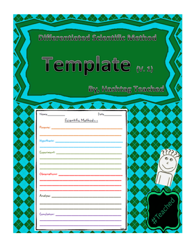 Differentiated Scientific Method Template (Version 1)