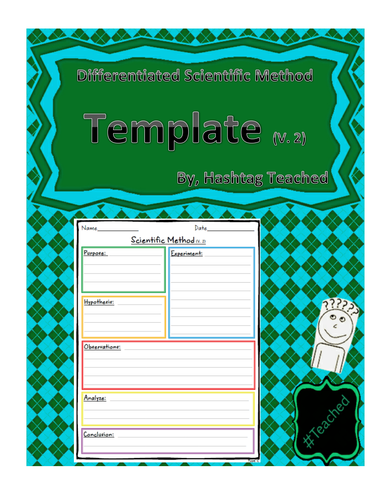 Differentiated Scientific Method Template (Version 2)