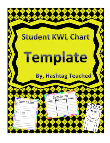 Differentiated Student KWL Chart Template