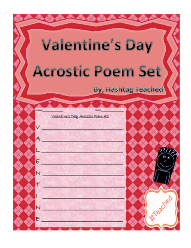 Differentiated Valentine's Day Acrostic Poem Activity Set
