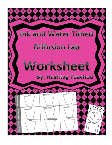 Diffusion Lab Worksheet with Food Coloring and Water