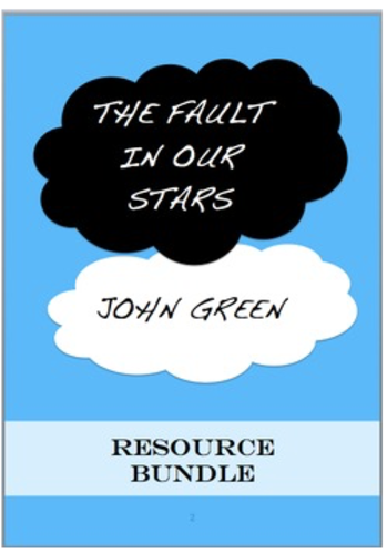 The Fault in Our Stars - John Green ~ RESOURCE BUNDLE