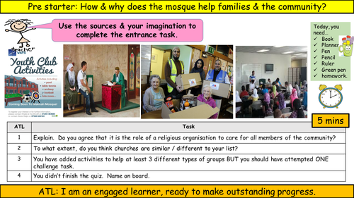 NEW 9 - 1 GCSE How & Why do mosques help the family & community?