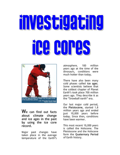 New AQA spec GCSE- climate change