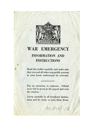 World War Two Home Front: Was the evacuation process a success or a failure?