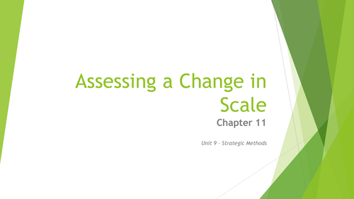 AQA A-Level Business - Unit 9 - Assessing a Change in Scale
