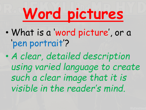 Frankenstein pen portrait