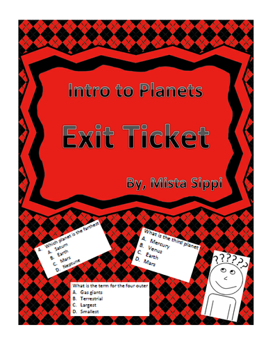 Introduction to Planets Exit Ticket Assessment