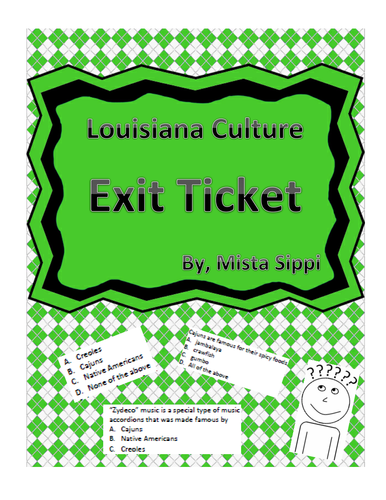 Louisiana Culture Exit Ticket