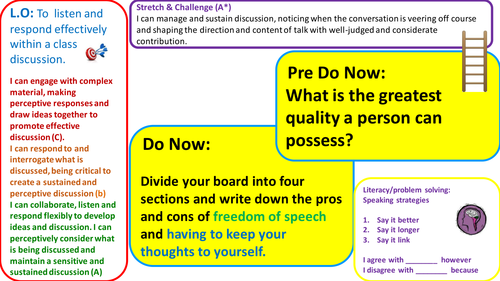 P4C, Philosophy for Children, lesson on freedom of speech using Baltimore Riots as stimulus