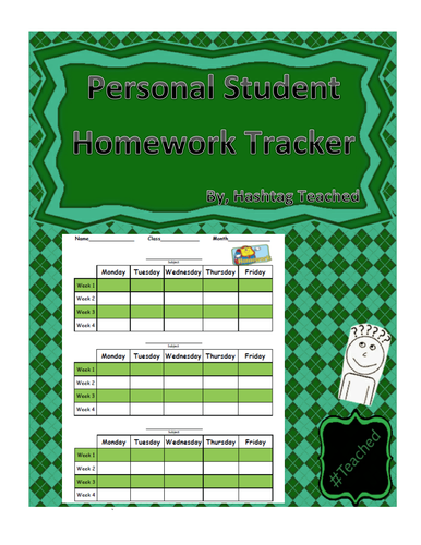 Personal Student Missed Homework Tracker