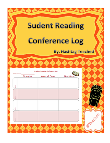Student Reading Conference Log Template