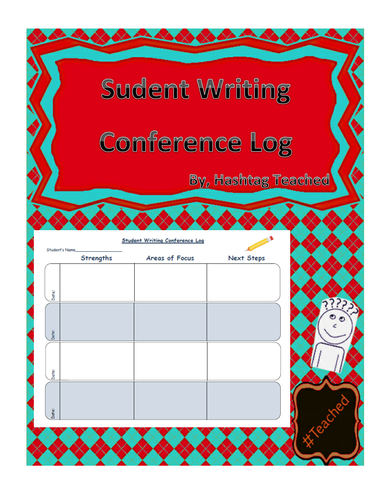 Student Writing Conference Log Template