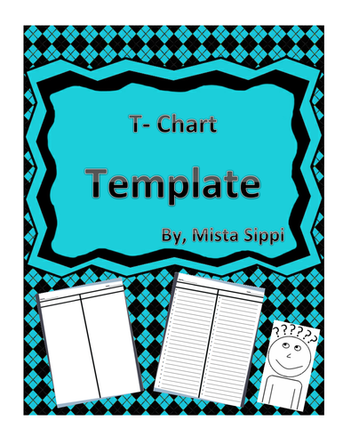 t-chart-graphic-organizer-template-differentiated-teaching-resources