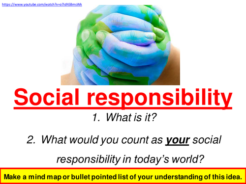 An Inspector Calls - Social Responsibility
