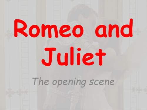 Romeo and Juliet full unit