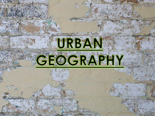 Urban Geography/ Settlement KS3 lesson- What makes a good site for a settlement?